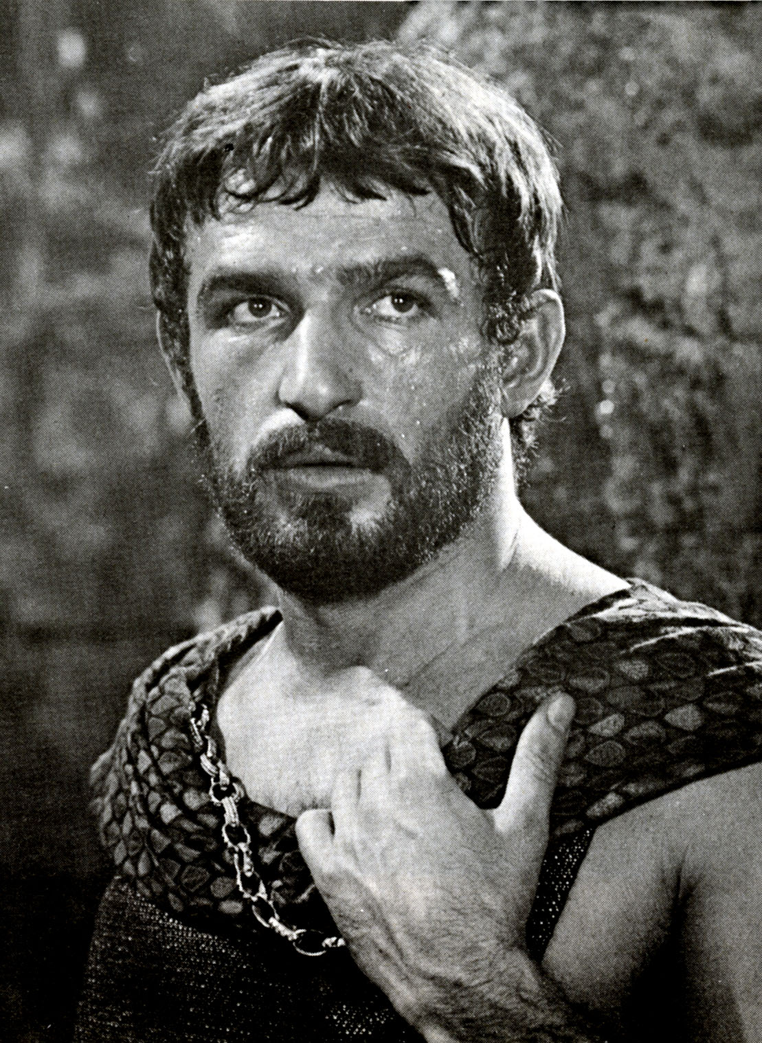 photo from the Italian magazine Dadaumpa (1967), Fehmiu plays Ulisse in the Italian TV-Series L'Odissea